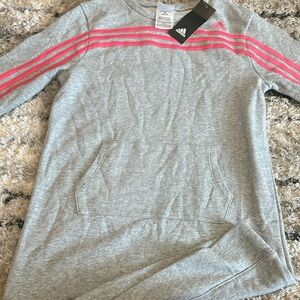 Adidas Kids Gray dress with Pink Accents